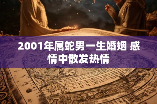 2001年属蛇男一生婚姻 感情中散发热情