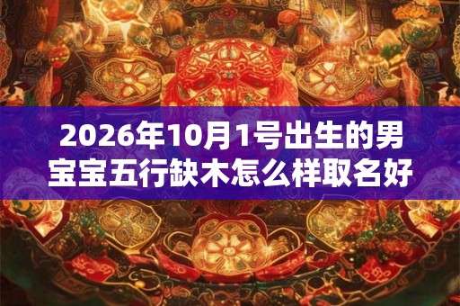 2026年10月1号出生的男宝宝五行缺木怎么样取名好
