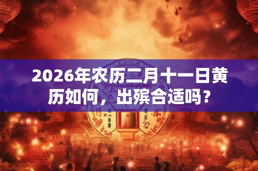 2026年农历二月十一日黄历如何，出殡合适吗？