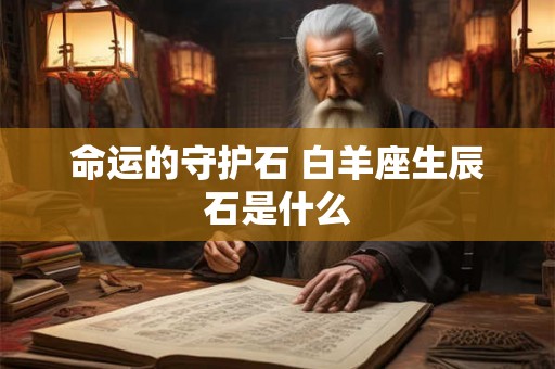 命运的守护石 白羊座生辰石是什么