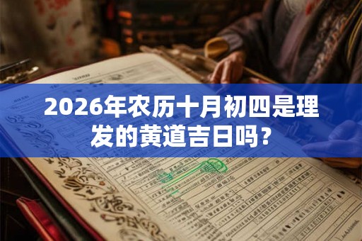 2026年农历十月初四是理发的黄道吉日吗？