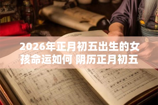 2026年正月初五出生的女孩命运如何 阴历正月初五出生的女孩好不好