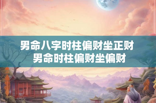 男命八字时柱偏财坐正财  男命时柱偏财坐偏财
