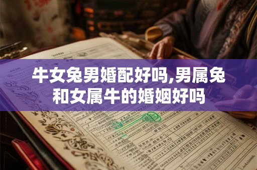 牛女兔男婚配好吗,男属兔和女属牛的婚姻好吗 牛女兔男婚配好吗,男属兔和女属牛的婚姻好吗