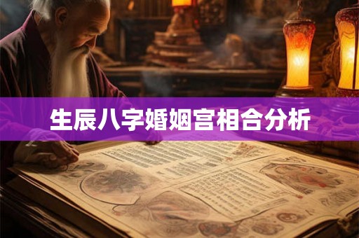 生辰八字婚姻宫相合分析