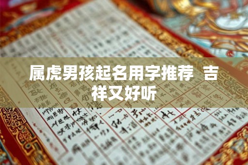 属虎男孩起名用字推荐 吉祥又好听 属虎男孩起名用字推荐 吉祥又好听