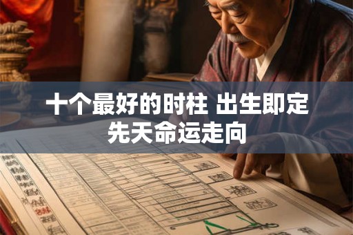 十个最好的时柱 出生即定先天命运走向