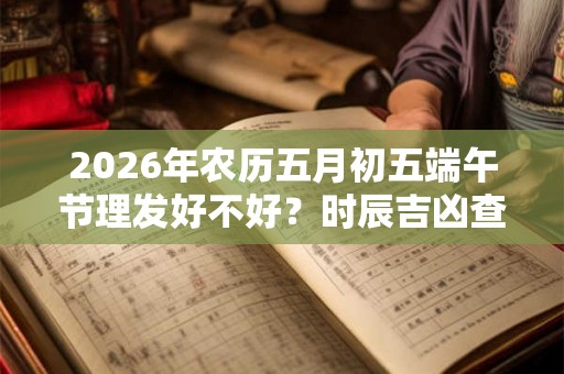 2026年农历五月初五端午节理发好不好？时辰吉凶查询？