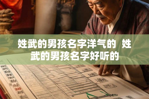 姓武的男孩名字洋气的 姓武的男孩名字好听的 姓武的男孩名字洋气的 姓武的男孩名字好听的