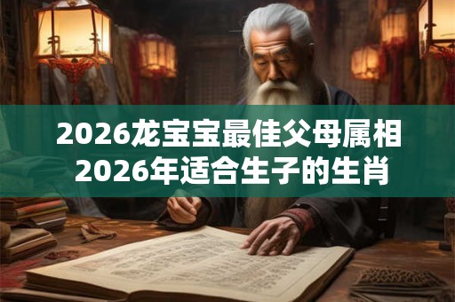 2026龙宝宝最佳父母属相 2026年适合生子的生肖 2026龙宝宝最佳父母属相 2026年适合生子的生肖