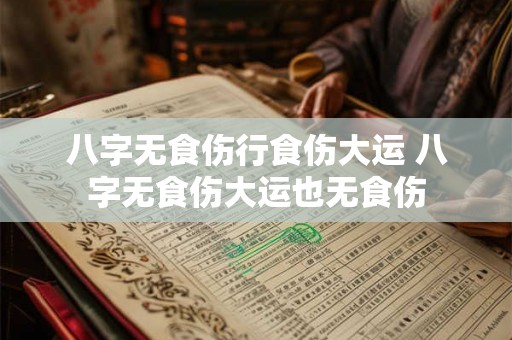 八字无食伤行食伤大运 八字无食伤大运也无食伤