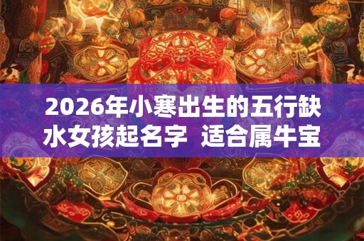 2026年小寒出生的五行缺水女孩起名字  适合属牛宝宝
