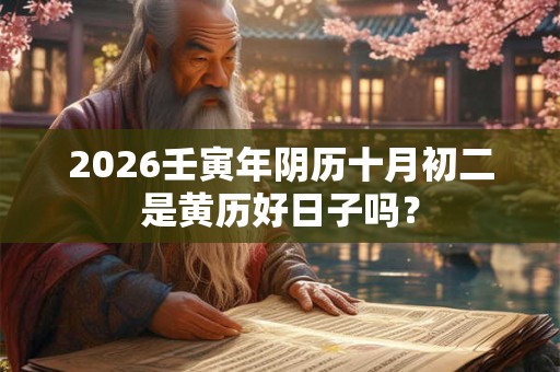 2026壬寅年阴历十月初二是黄历好日子吗? 2026壬寅年阴历十月初二是黄历好日子吗?