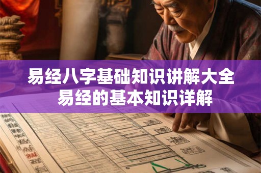 易经八字基础知识讲解大全  易经的基本知识详解