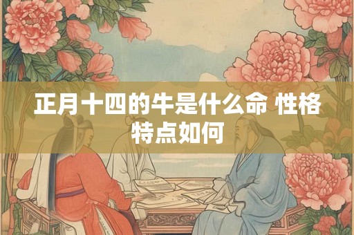 正月十四的牛是什么命 性格特点如何
