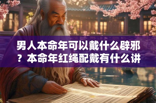 男人本命年可以戴什么辟邪？本命年红绳配戴有什么讲究？