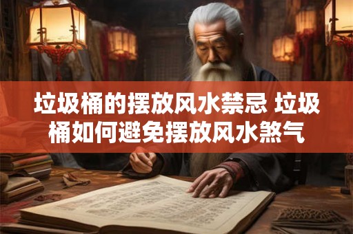 垃圾桶的摆放风水禁忌 垃圾桶如何避免摆放风水煞气