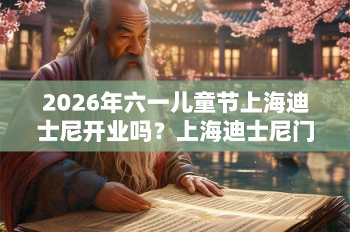 2026年六一儿童节上海迪士尼开业吗？上海迪士尼门票多少钱？
