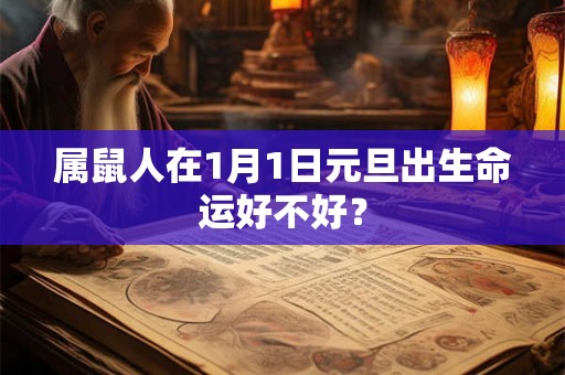 属鼠人在1月1日元旦出生命运好不好? 属鼠人在1月1日元旦出生命运好不好?
