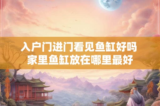入户门进门看见鱼缸好吗 家里鱼缸放在哪里最好