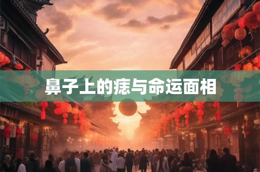 鼻子上的痣与命运面相