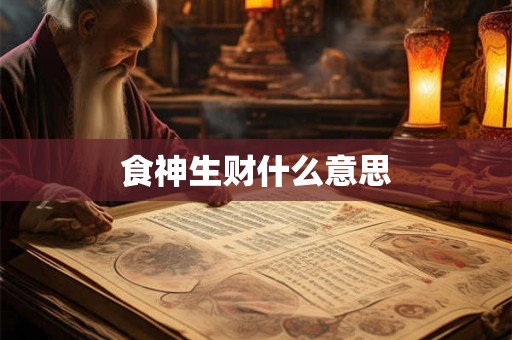 食神生财什么意思