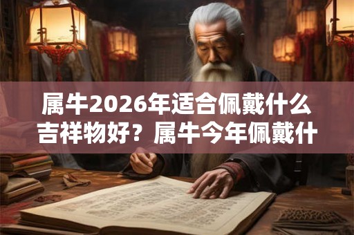属牛2026年适合佩戴什么吉祥物好?属牛今年佩戴什么生肖好? 属牛2026年适合佩戴什么吉祥物好?属牛今年佩戴什么生肖好?
