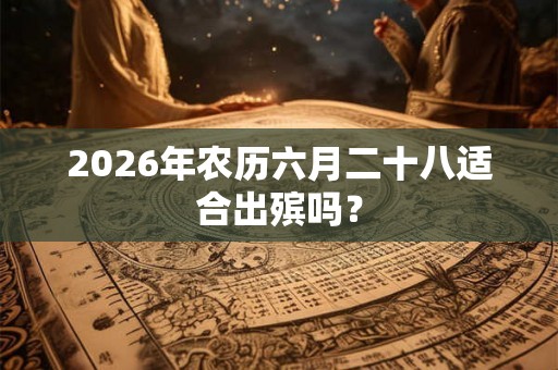 2026年农历六月二十八适合出殡吗? 2026年农历六月二十八适合出殡吗?