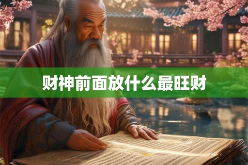 财神前面放什么最旺财