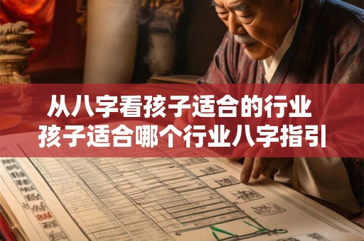 从八字看孩子适合的行业 孩子适合哪个行业八字指引