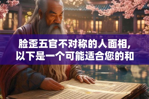 脸歪五官不对称的人面相,以下是一个可能适合您的和