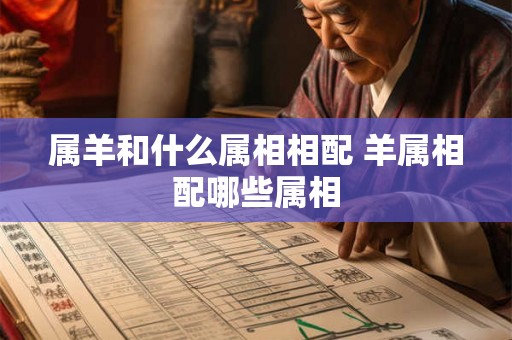 属羊和什么属相相配 羊属相配哪些属相