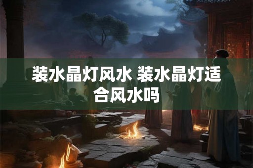 装水晶灯风水 装水晶灯适合风水吗