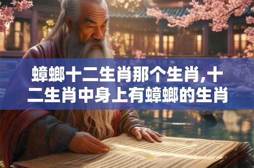 蟑螂十二生肖那个生肖,十二生肖中身上有蟑螂的生肖