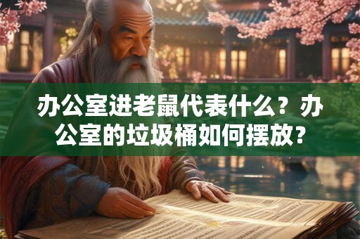 办公室进老鼠代表什么？办公室的垃圾桶如何摆放？