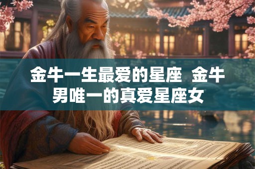 金牛一生最爱的星座  金牛男唯一的真爱星座女