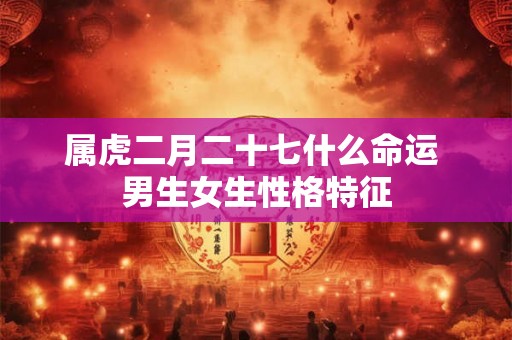 属虎二月二十七什么命运 男生女生性格特征