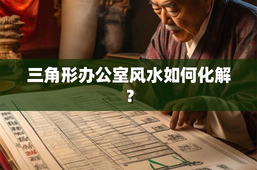 三角形办公室风水如何化解？