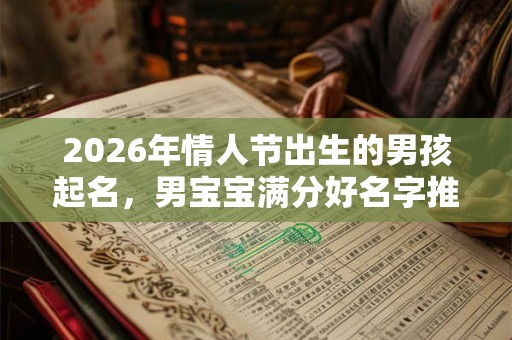 2026年情人节出生的男孩起名，男宝宝满分好名字推荐