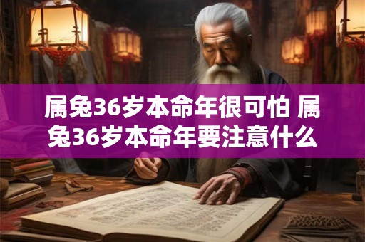 属兔36岁本命年很可怕 属兔36岁本命年要注意什么