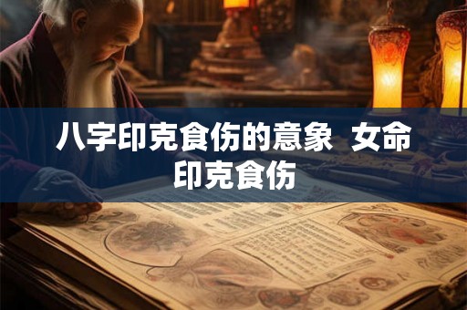 八字印克食伤的意象  女命印克食伤