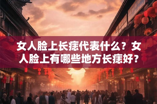 女人脸上长痣代表什么？女人脸上有哪些地方长痣好？