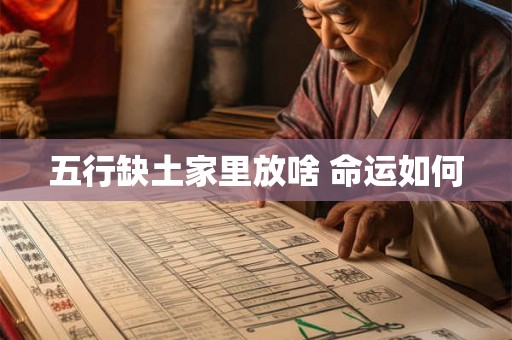 五行缺土家里放啥 命运如何