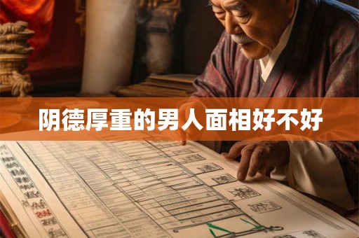 阴德厚重的男人面相好不好 阴德厚重的男人面相好不好