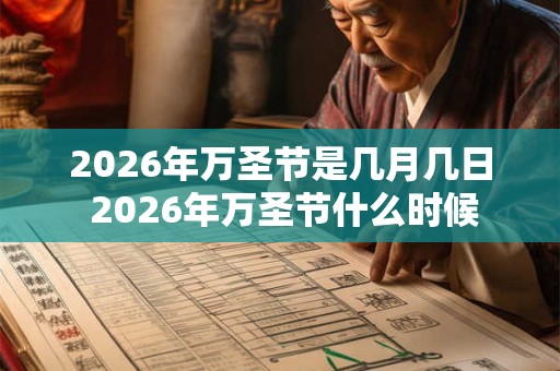 2026年万圣节是几月几日 2026年万圣节什么时候 2026年万圣节是几月几日 2026年万圣节什么时候