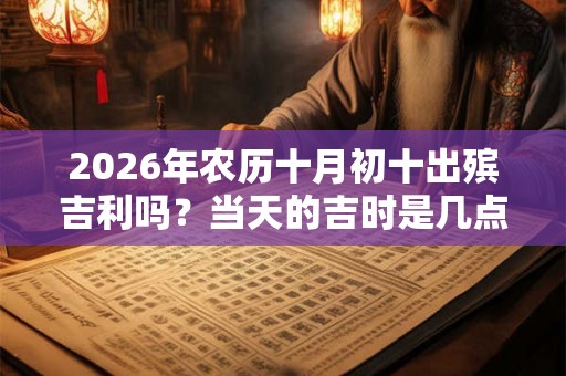 2026年农历十月初十出殡吉利吗？当天的吉时是几点？