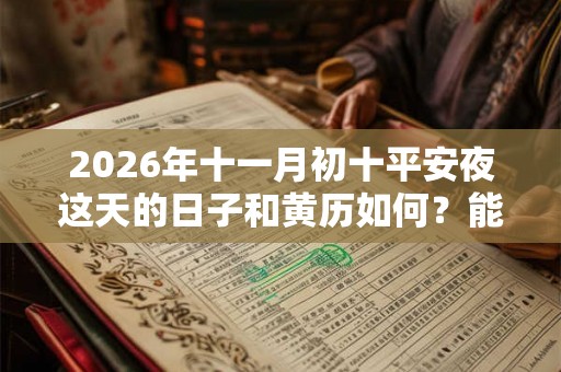2026年十一月初十平安夜这天的日子和黄历如何？能出殡行丧吗？