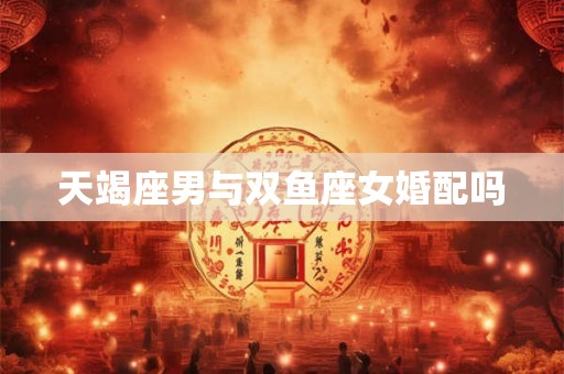 天竭座男与双鱼座女婚配吗