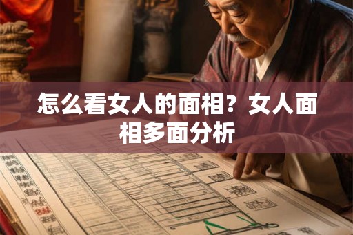 怎么看女人的面相？女人面相多面分析
