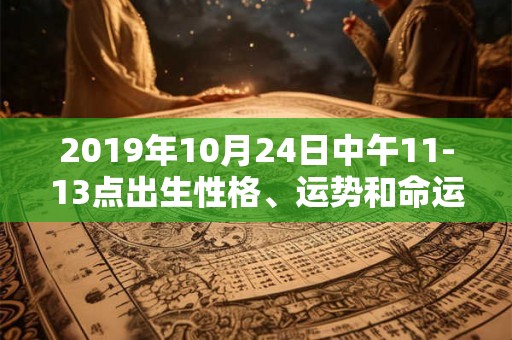 2019年10月24日中午11-13点出生性格、运势和命运